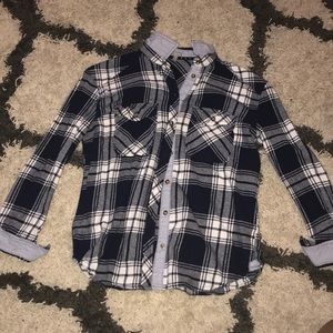 Charlotte Russe flannel button-up